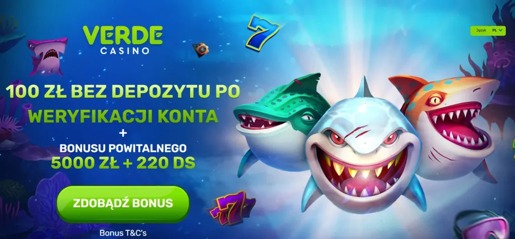 Verde Casino FS za rejestrację