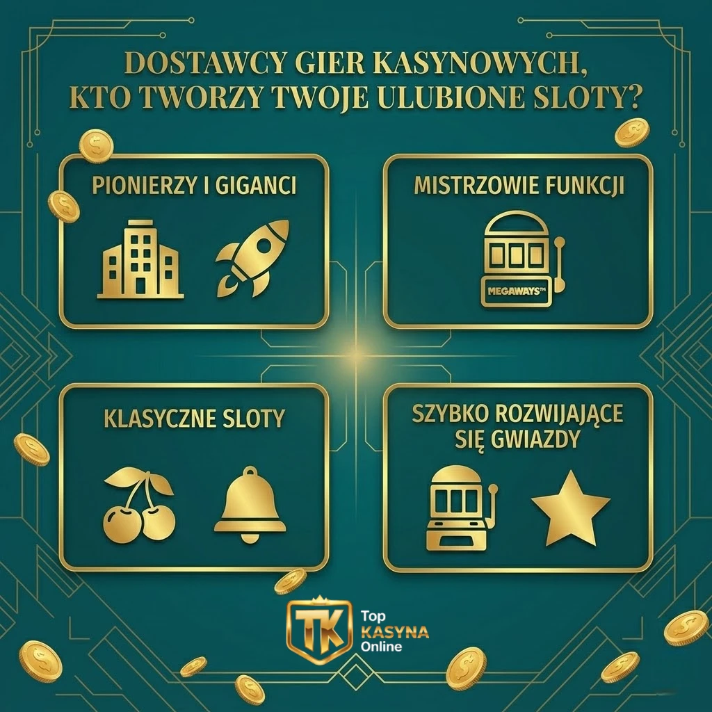 Dostawcy gier kasynowych &ndash; kto tworzy Twoje ulubione sloty? main pic