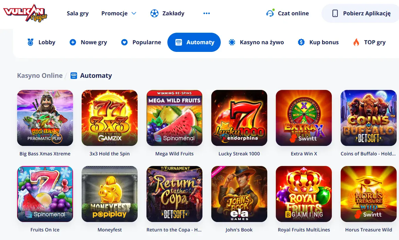 Vulkan Vegas Visa