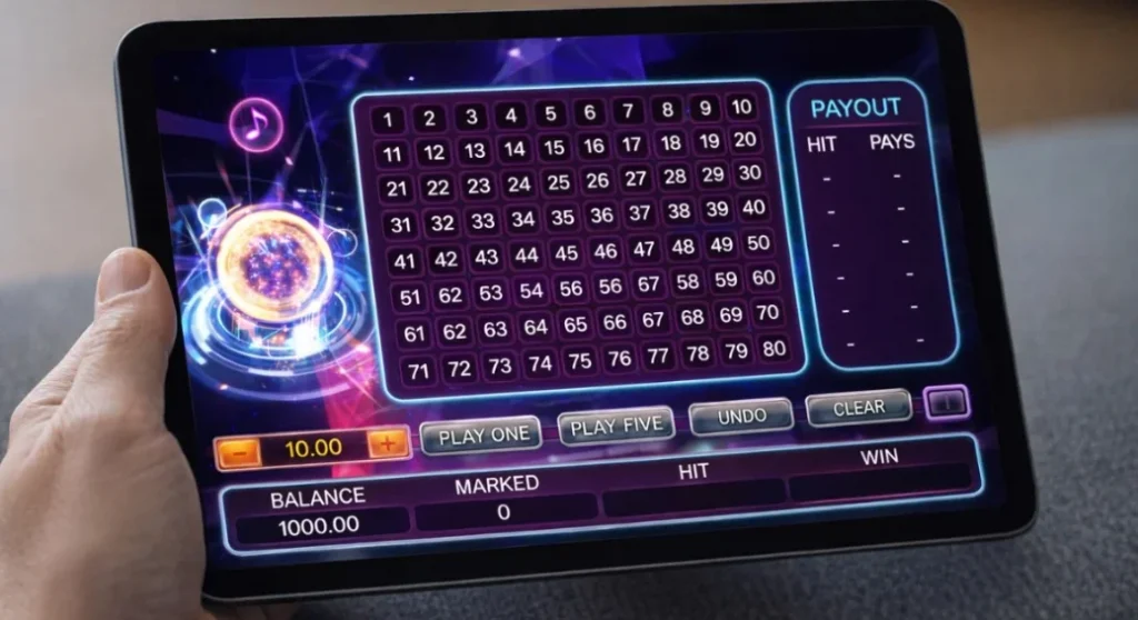 Keno internetowe — loteria liczbowa w kasynie online