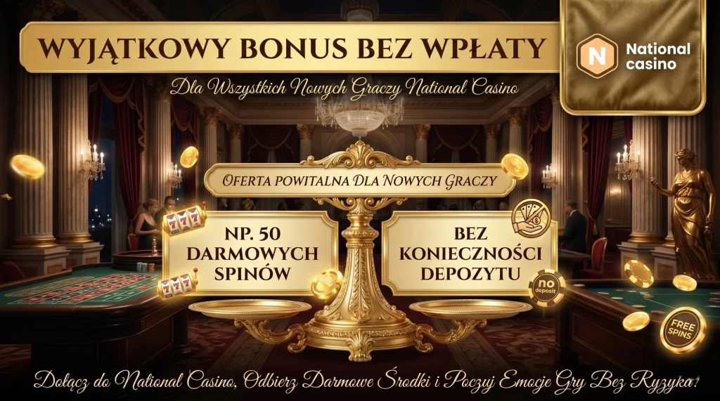 NATIONAL CASINO promo code no deposit - bonus bez wpłaty