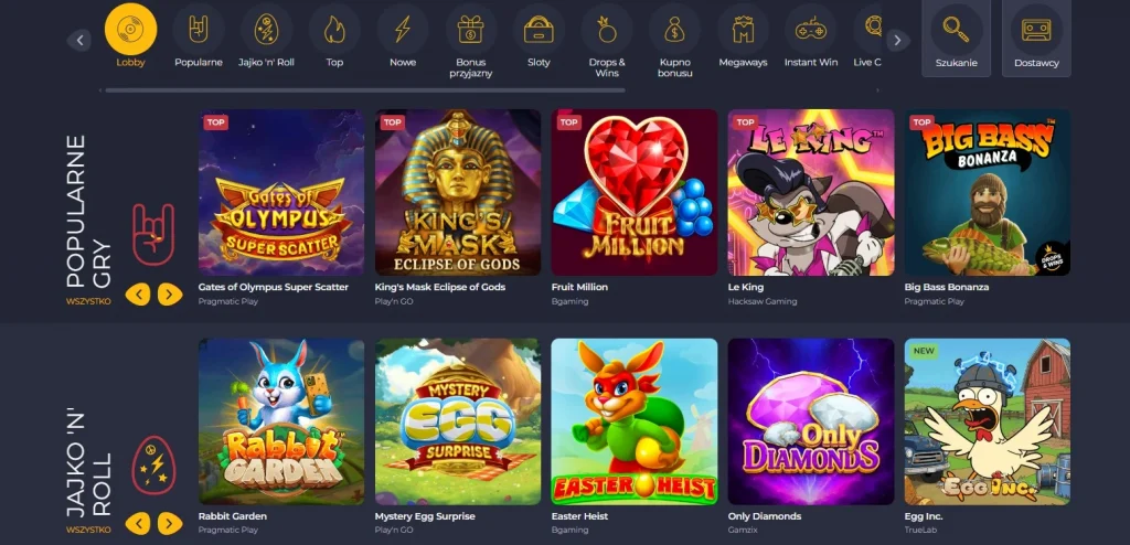Rolling Slots gry — ile automatów i jakie dostawców?