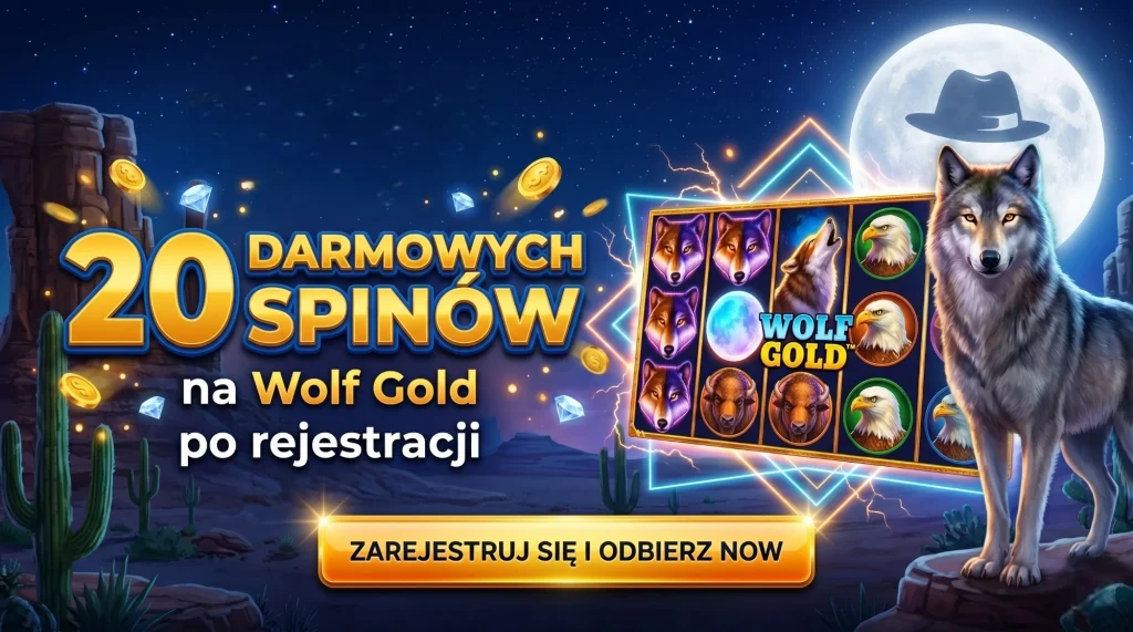 Mr Bet — 20 free spins na Wolf Gold za rejestrację