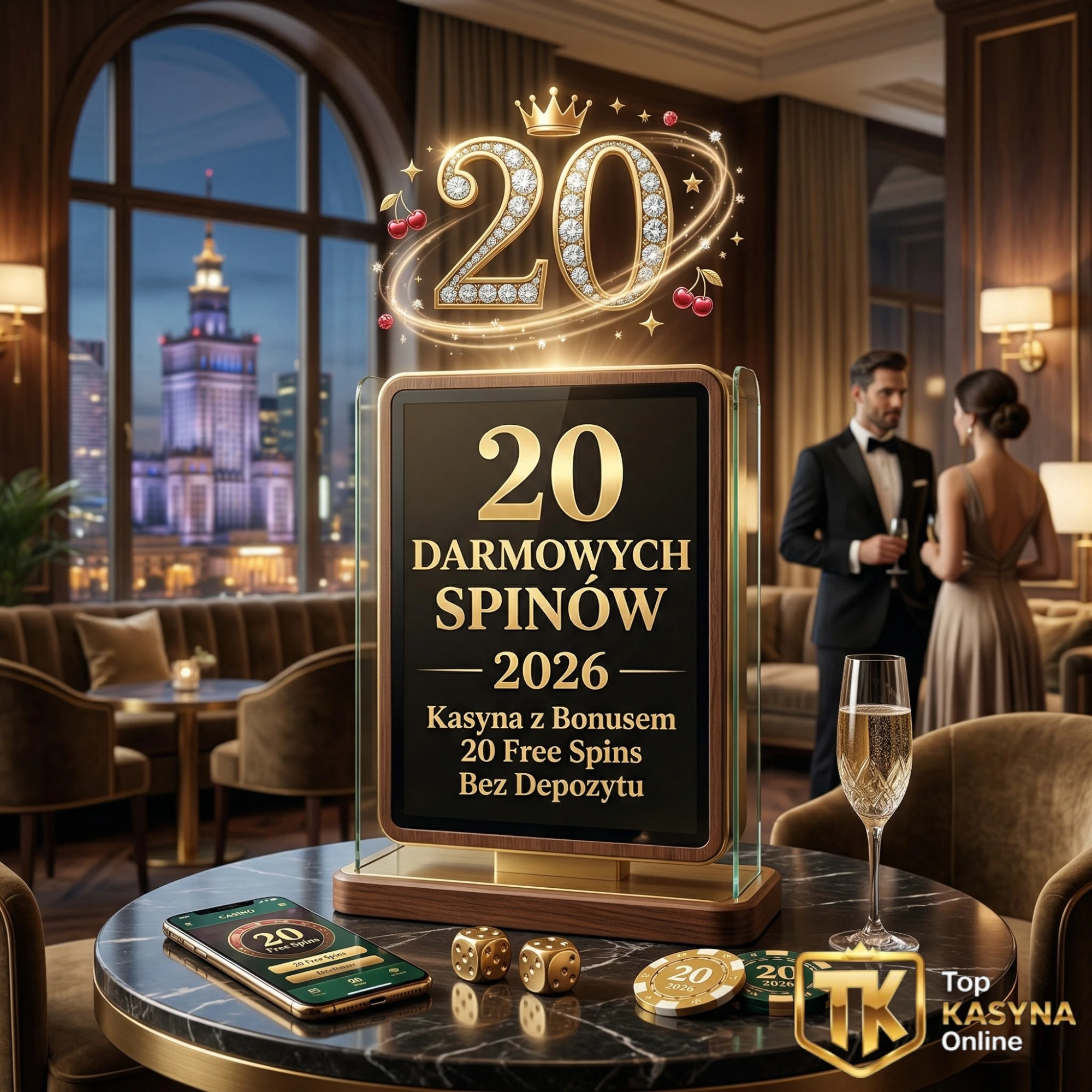 20 Darmowych Spinów 2026 — Kasyna z Bonusem 20 Free Spins Bez Depozytu