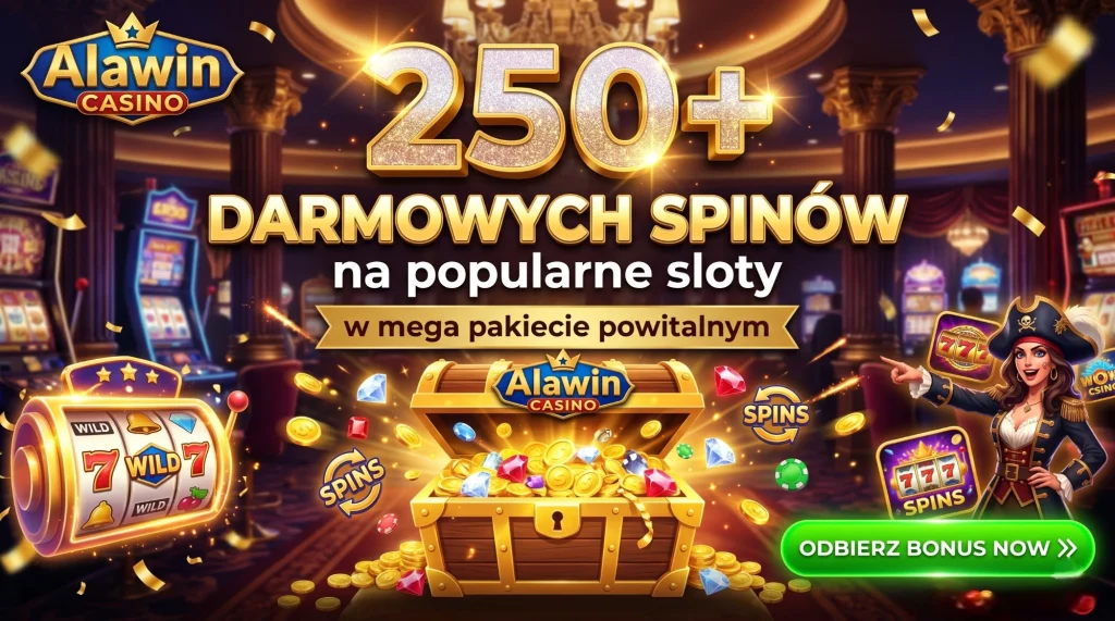 Alawin — 250+ free spins w mega pakiecie powitalnym