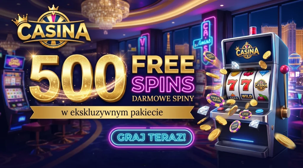 Casina — 500 free spins w ekskluzywnym pakiecie