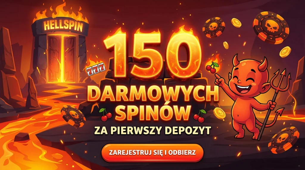 HellSpin — 150 darmowych spinów za pierwszy depozyt
