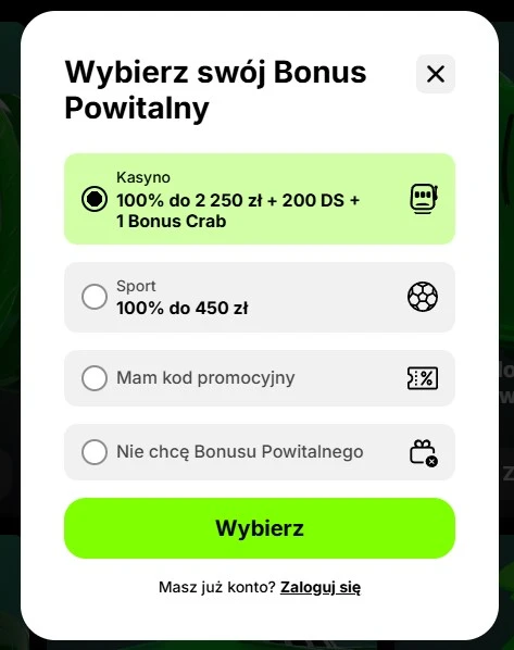 Spinit bonus powitalny — ile spinów i kasy na start?