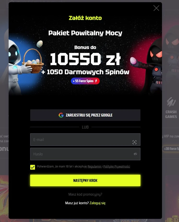 Slotsvader login — jak zalogować się i stworzyć konto?