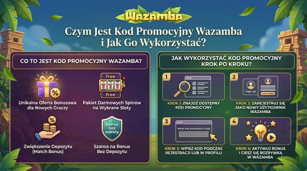 Czym jest kod promocyjny Wazamba i jak go wykorzystać? 🎁