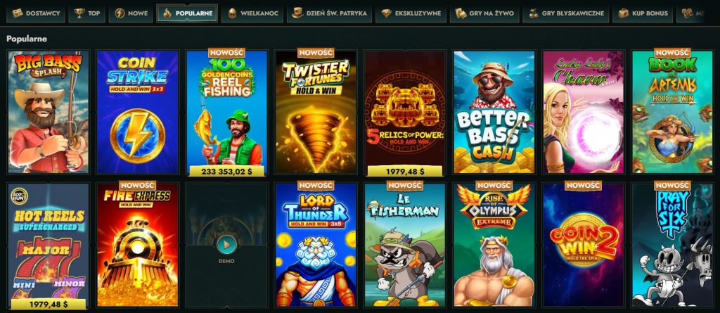Dolly Casino gry — ile automatów i od jakich producentów?