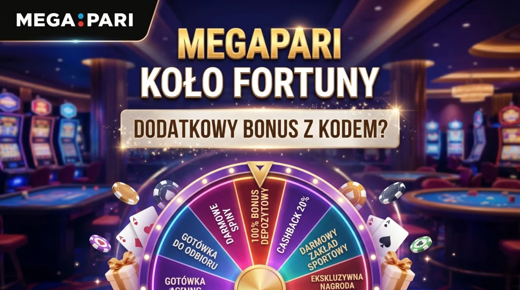 Megapari koło fortuny - dodatkowy bonus z kodem? 🎡