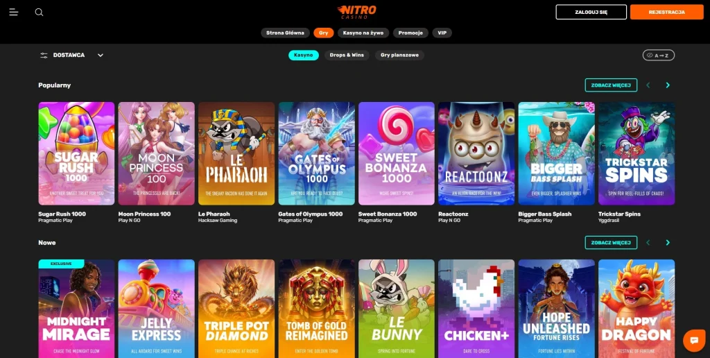 Nitro Casino bonus — jaki pakiet powitalny czeka na nowych?
