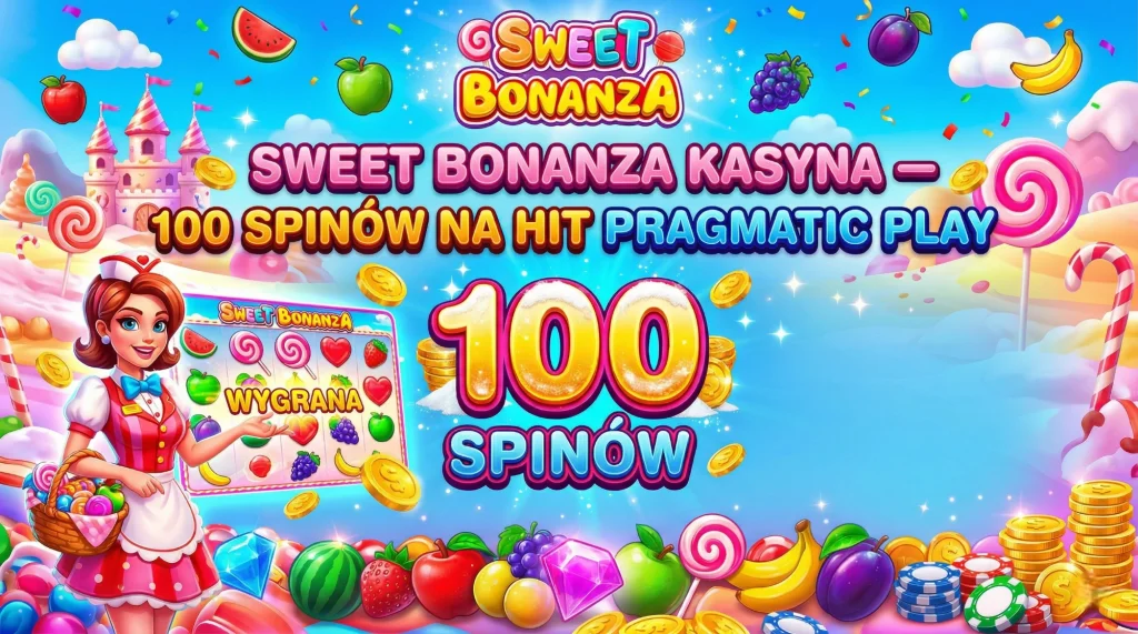 Sweet Bonanza kasyna — 100 spinów na hit Pragmatic Play