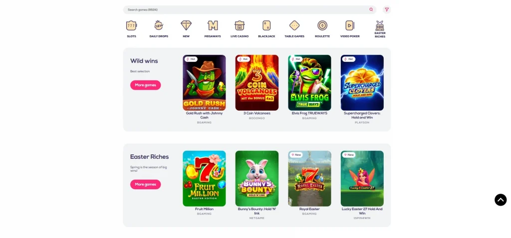 Wild Fortune automaty i gry — co znajdziesz w bibliotece?
