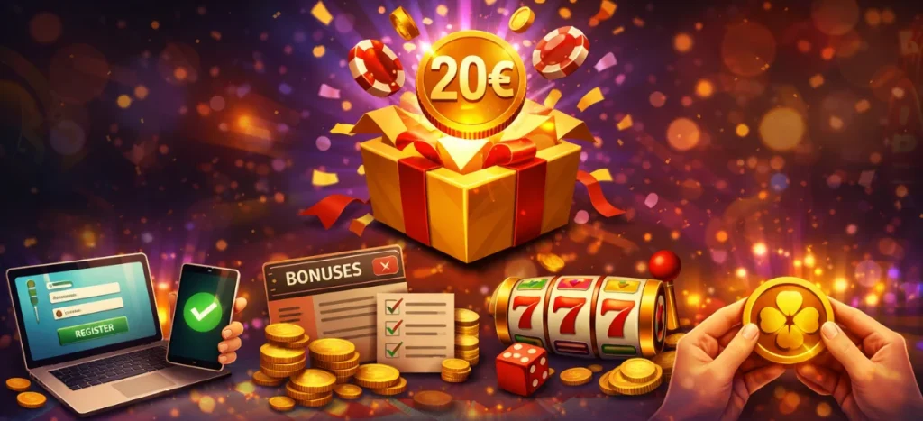 Wypłata wygranych z bonusu 20 euro 💰
