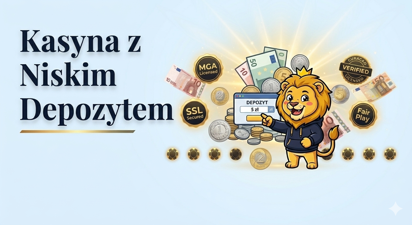 Kasyna z niskim depozytem – Leon z depozytem 5 zł
