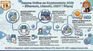 Kasyna Online na Kryptowaluty 2026 – Ethereum, Litecoin, USDT i Więcej