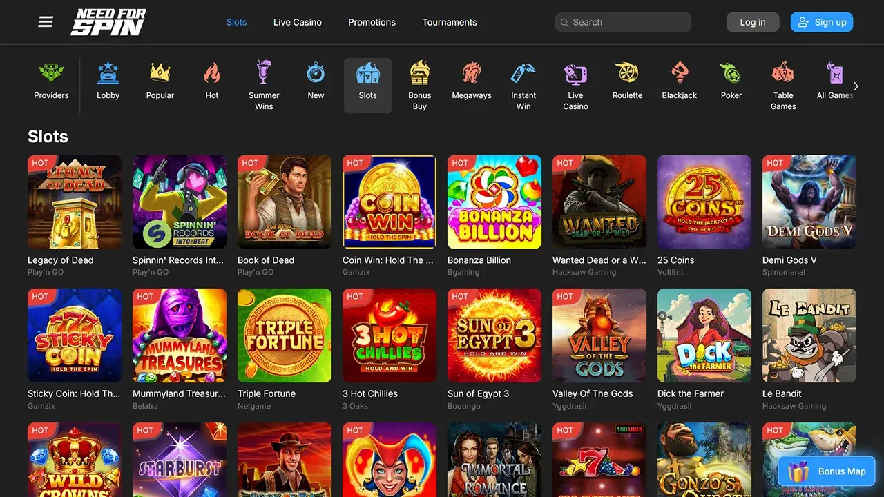 Need for Spin Casino MiFinity