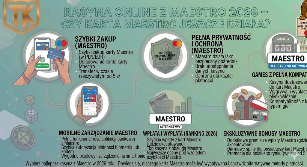 Kasyna Online z Maestro 2026 – Czy Karta Maestro Jeszcze Działa