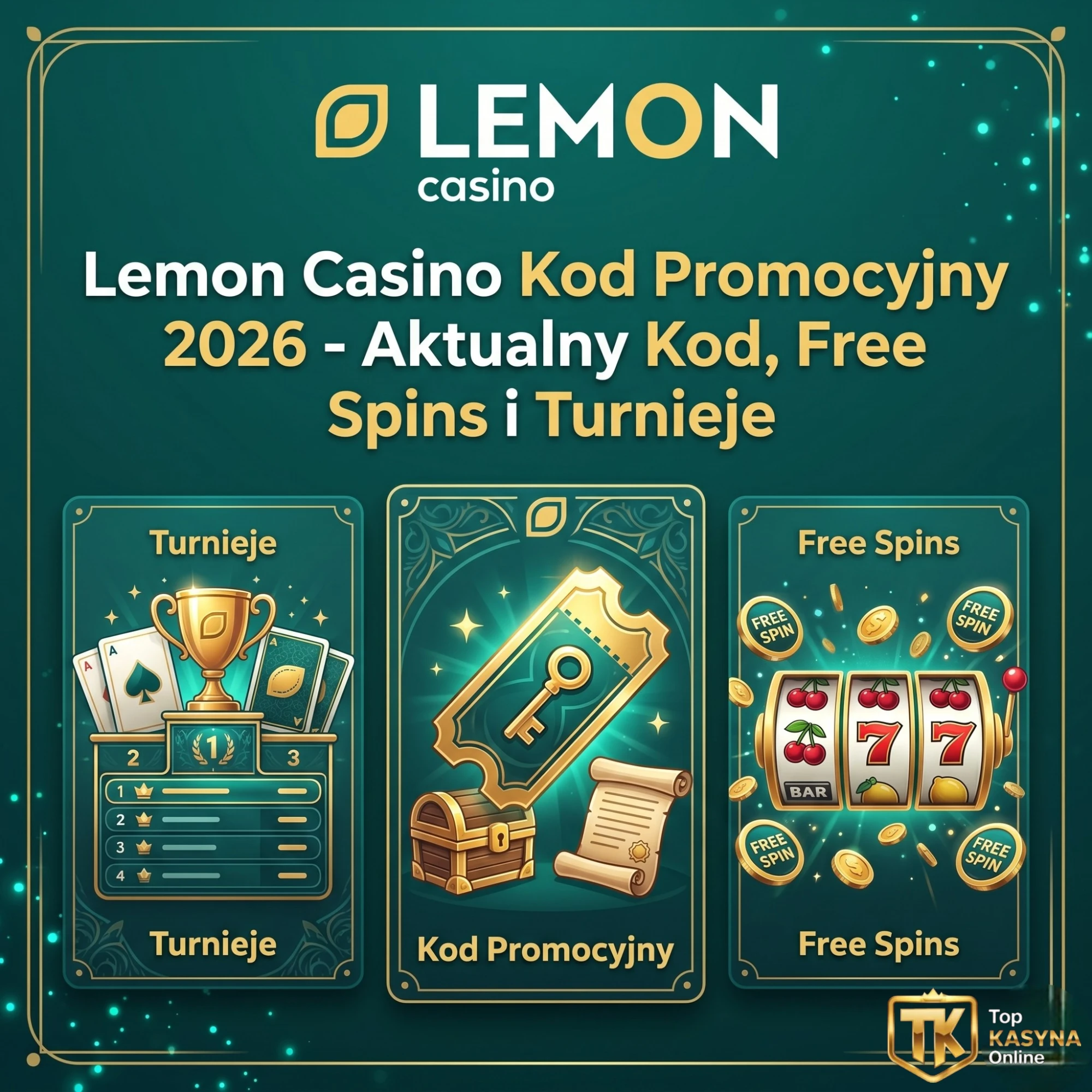 Lemon Casino Kod Promocyjny 2026 - Aktualny Kod, Free Spins i Turnieje
