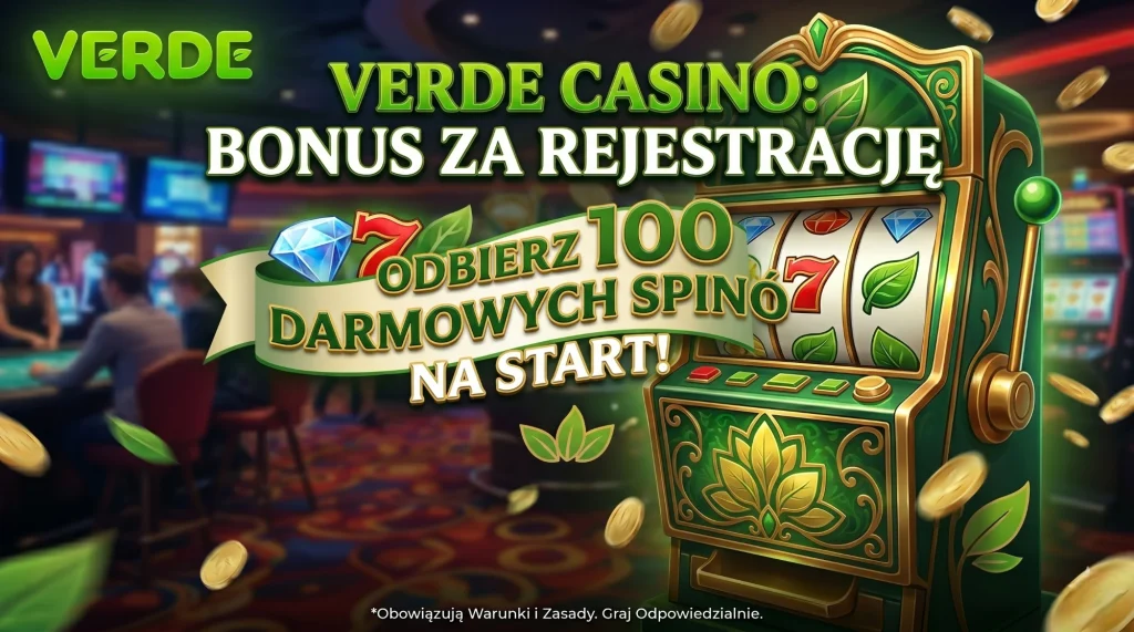 VERDE CASINO bonus za rejestrację kod - darmowe spiny na start