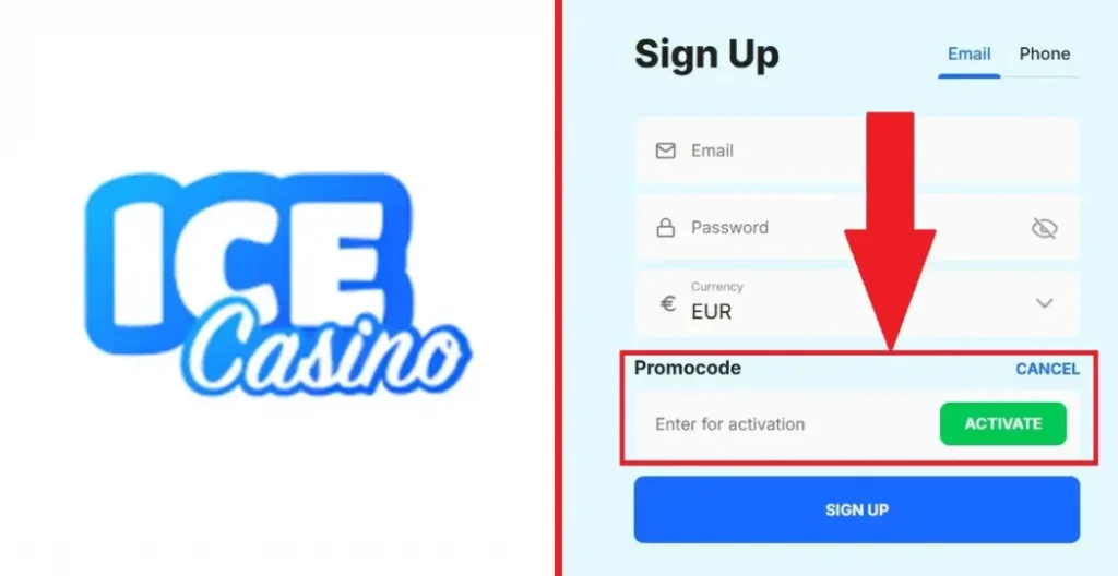 Kod promocyjny Ice Casino 🔑
